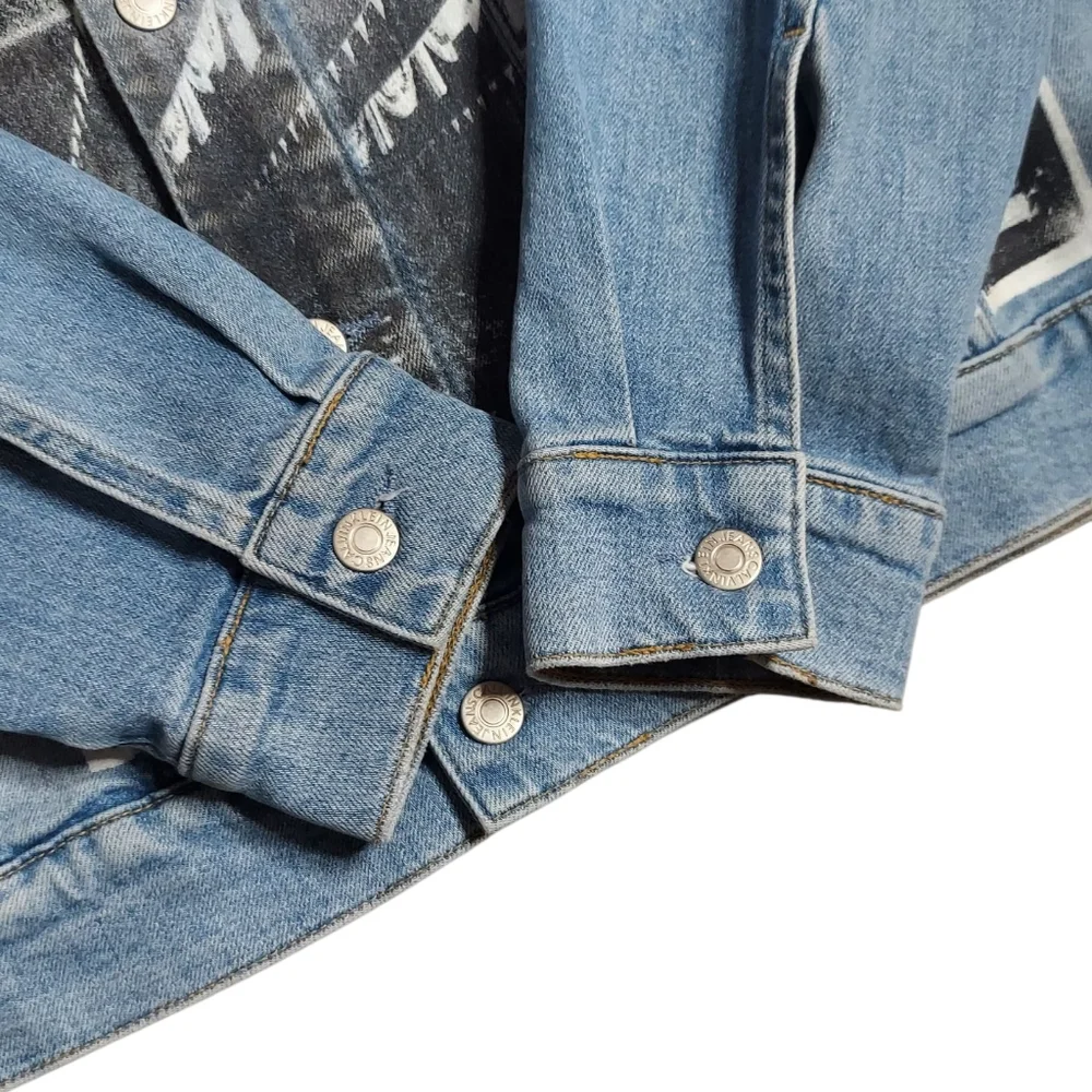 Calvin Klein X Raf Simons | Andy Warhol | Rodeo Photo | Denim Jacket | Slim - Picture 11 of 15